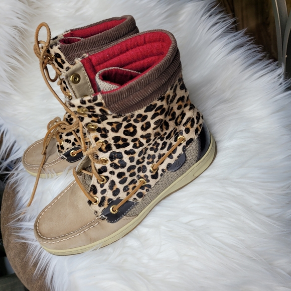 Sperry top- spider high tops - Picture 8 of 9